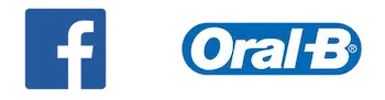Logo do Facebook e da Oral B