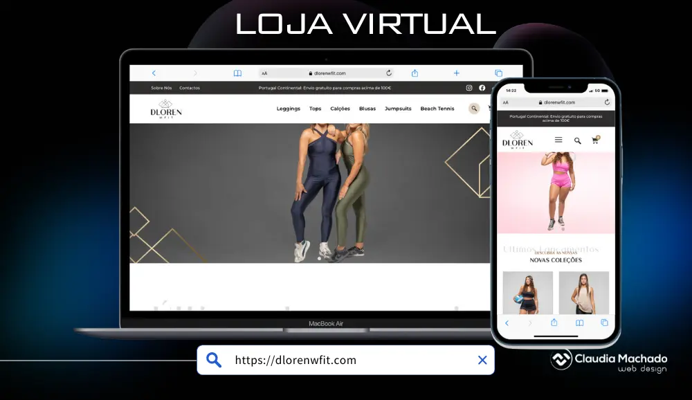 Loja Virtual DLOREN WFit - Claudia Machado